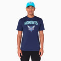 Charlotte Hornets NBA Navy T-Shirt-Benirox