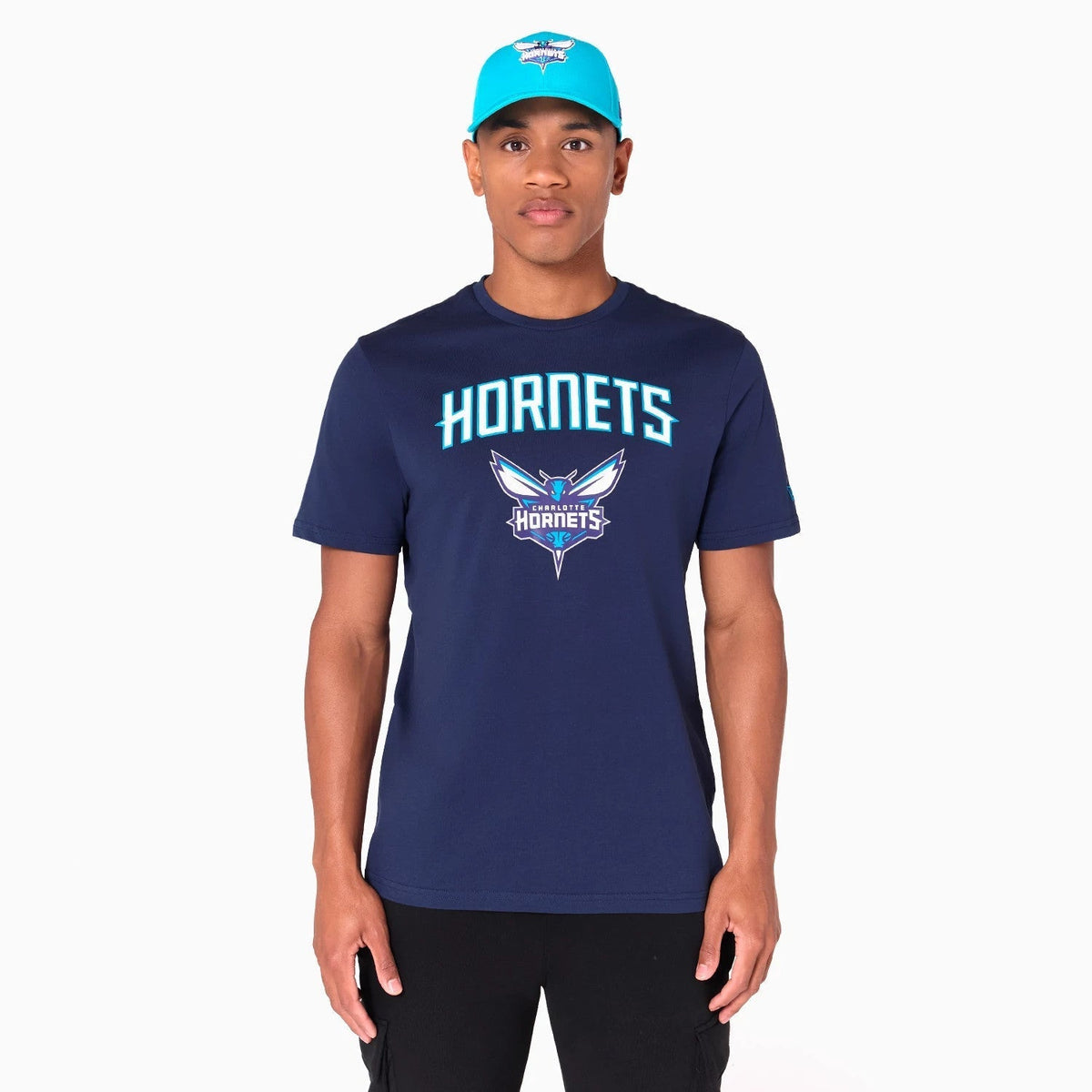 Charlotte Hornets NBA Navy T-Shirt-Benirox