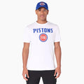 Detroit Pistons NBA White T-Shirt-Benirox