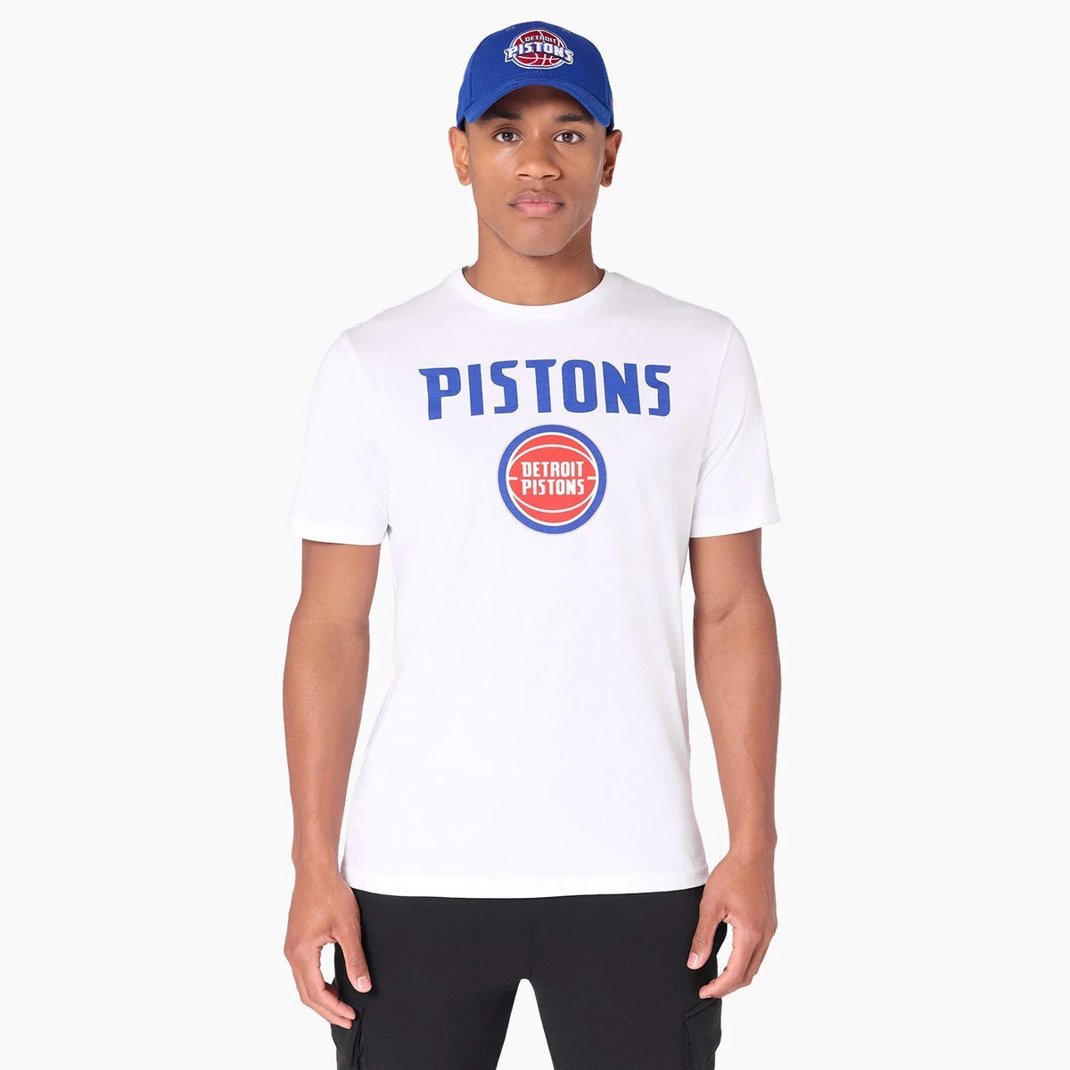 Detroit Pistons NBA White T-Shirt-Benirox