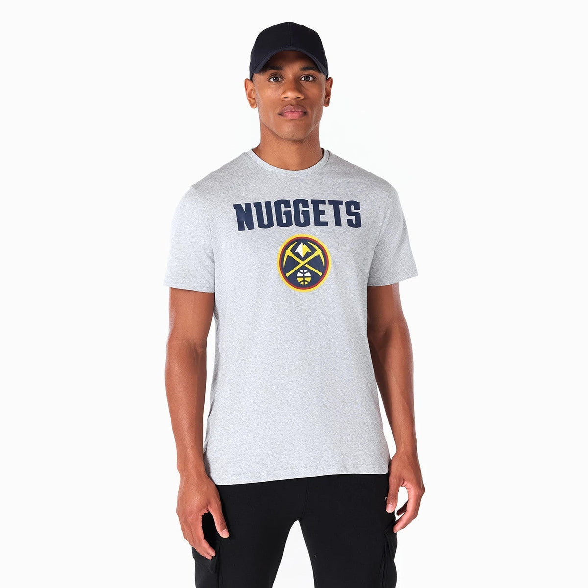 Denver Nuggets NBA Grey T-Shirt-Benirox