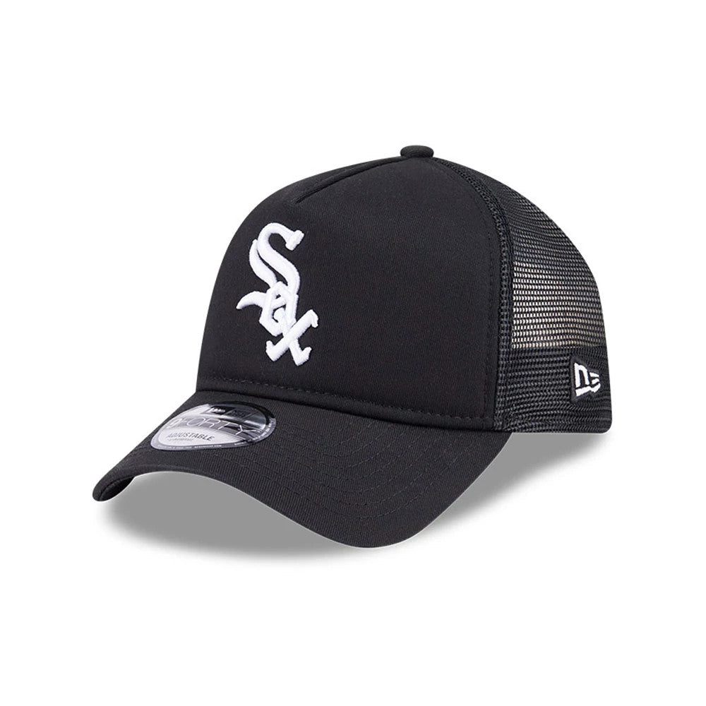 Chicago White Sox MLB Evergreen Black 9FORTY A-Frame Adjustable Cap-Benirox