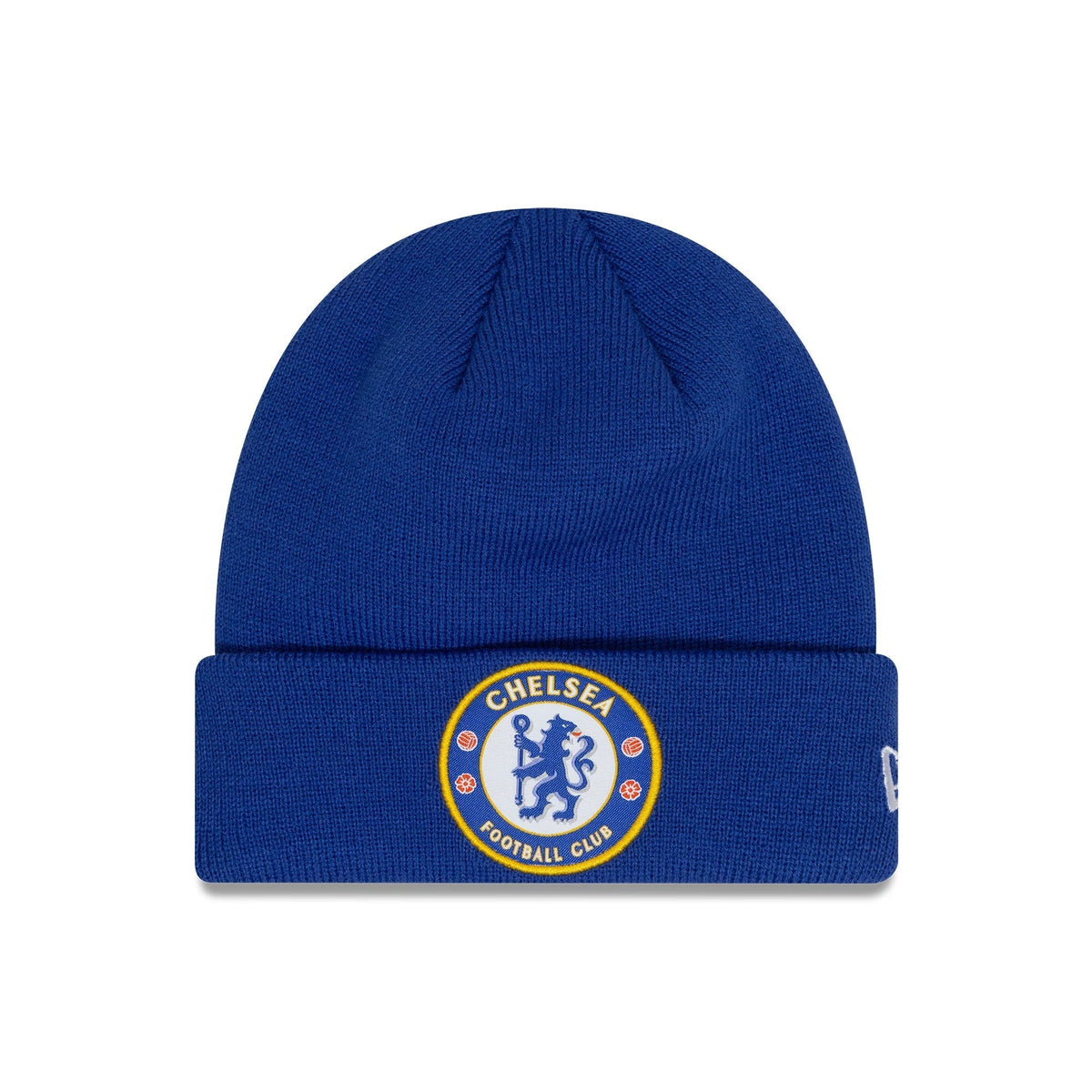 Chelsea FC Lion Crest Core Blue Cuff Knit Beanie Hat-Benirox
