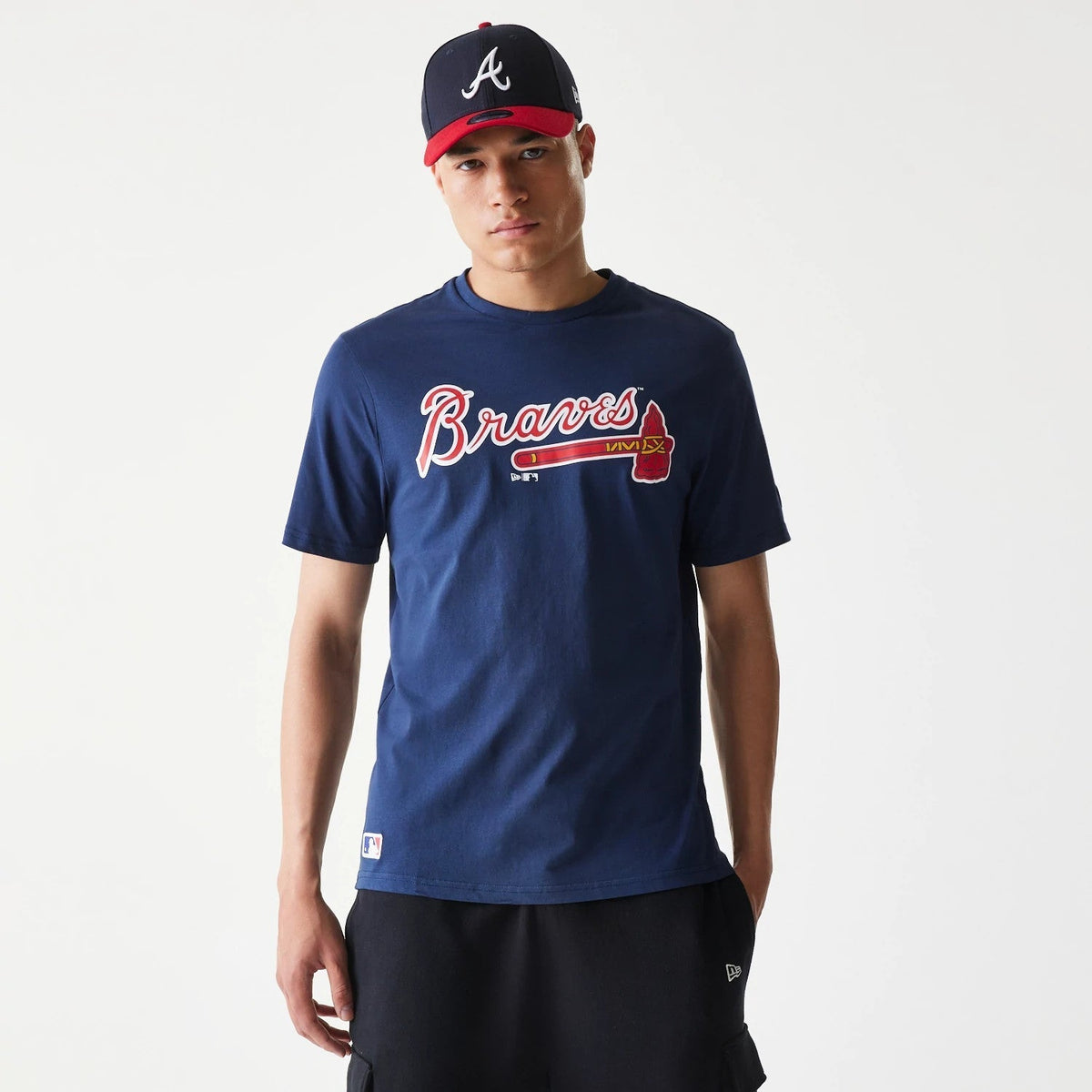 Atlanta Braves MLB Regular Dark Blue T-Shirt-Benirox