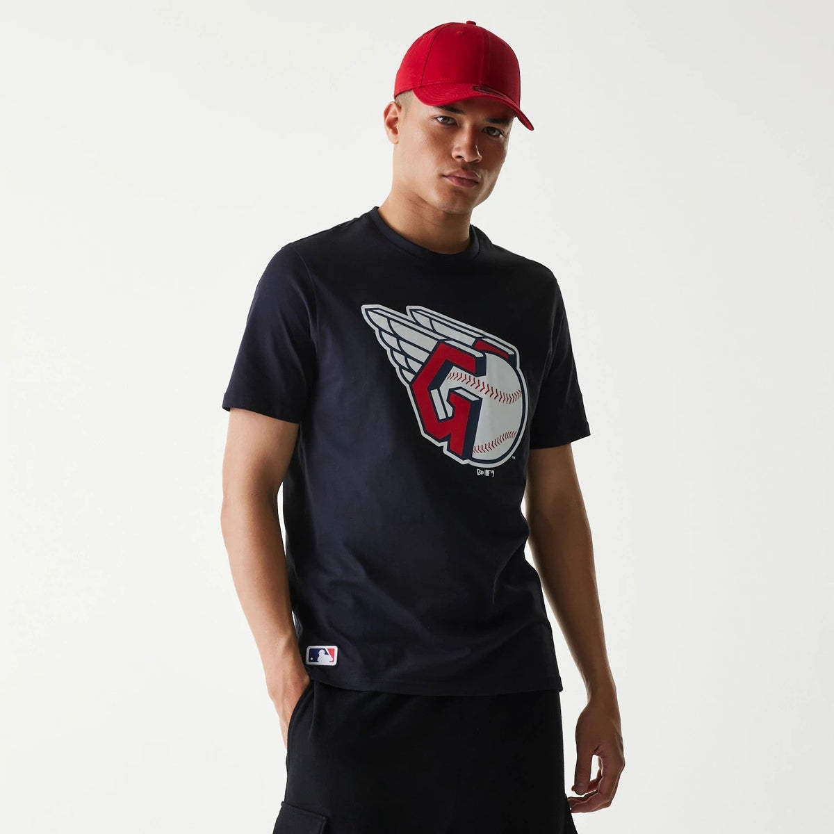 Cleveland Guardians MLB Regular Navy T-Shirt-Benirox