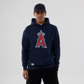 LA Angels MLB Dark Blue Pullover Hoodie-Benirox