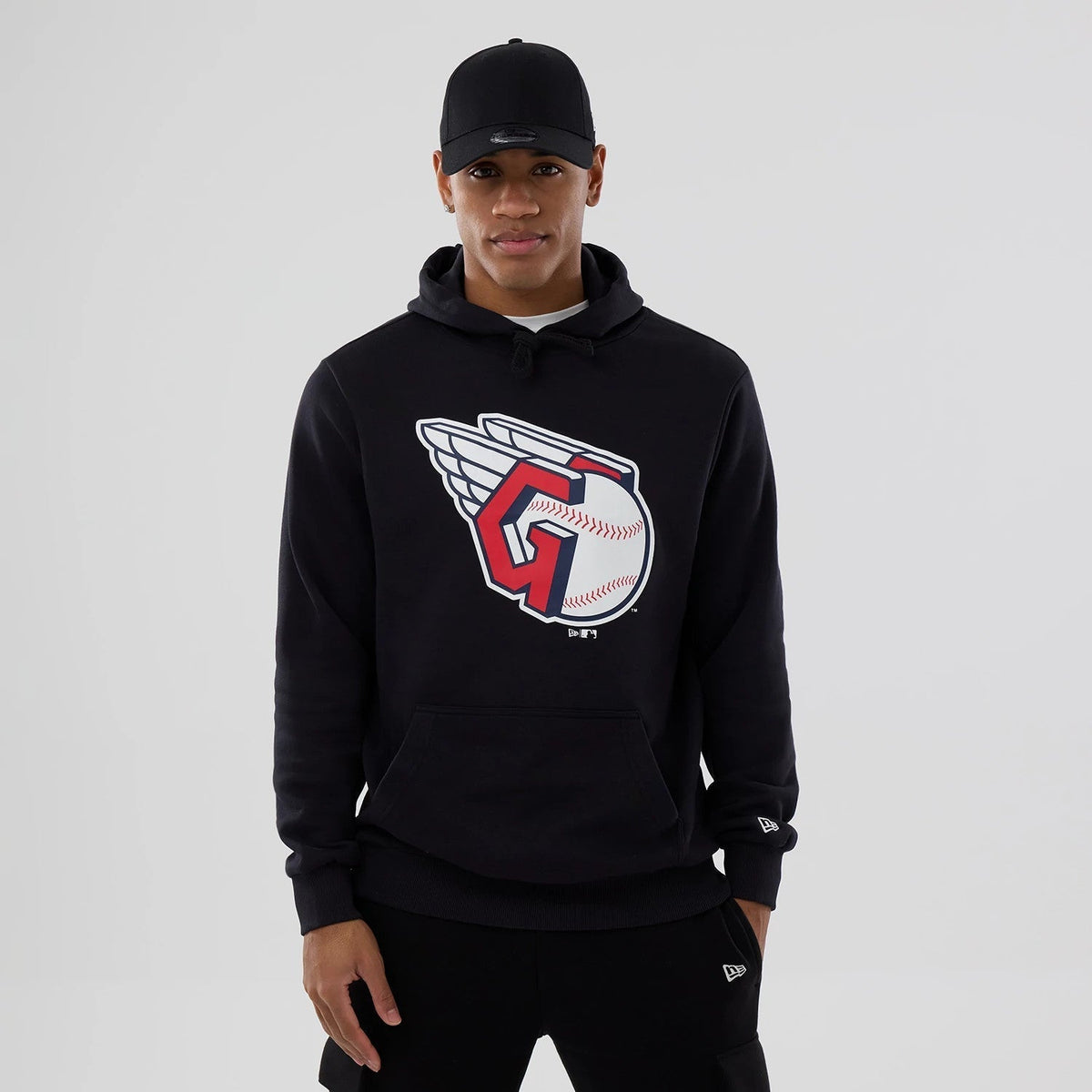 Cleveland Guardians MLB Navy Pullover Hoodie-Benirox