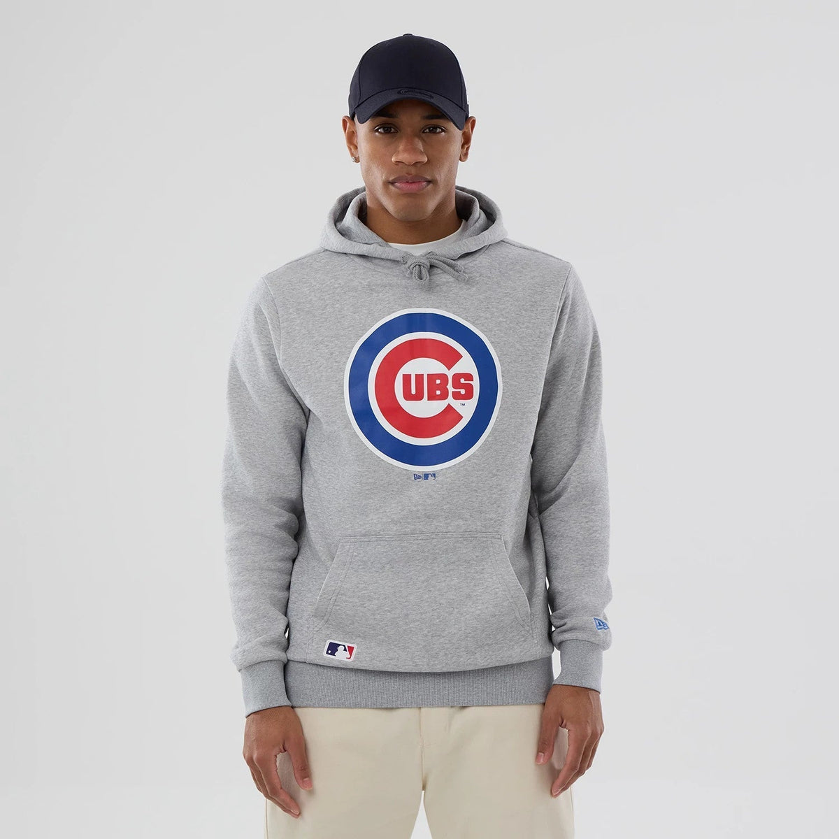 Chicago Cubs MLB Grey Pullover Hoodie-Benirox