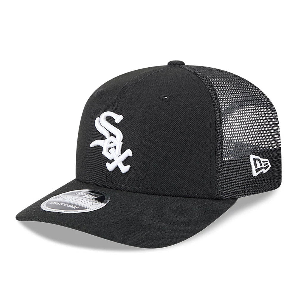 Chicago White Sox MLB Evergreen Black 9SEVENTY Stretch Snap Adjustable Cap-Benirox