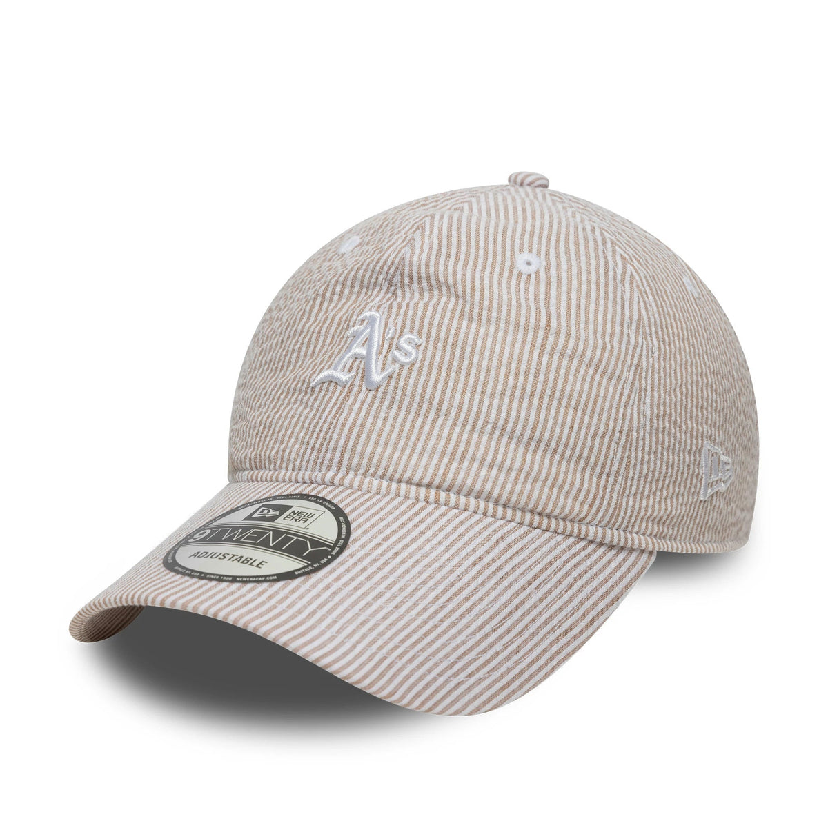 Athletics MLB Seersucker Light Beige 9TWENTY Adjustable Cap-Benirox