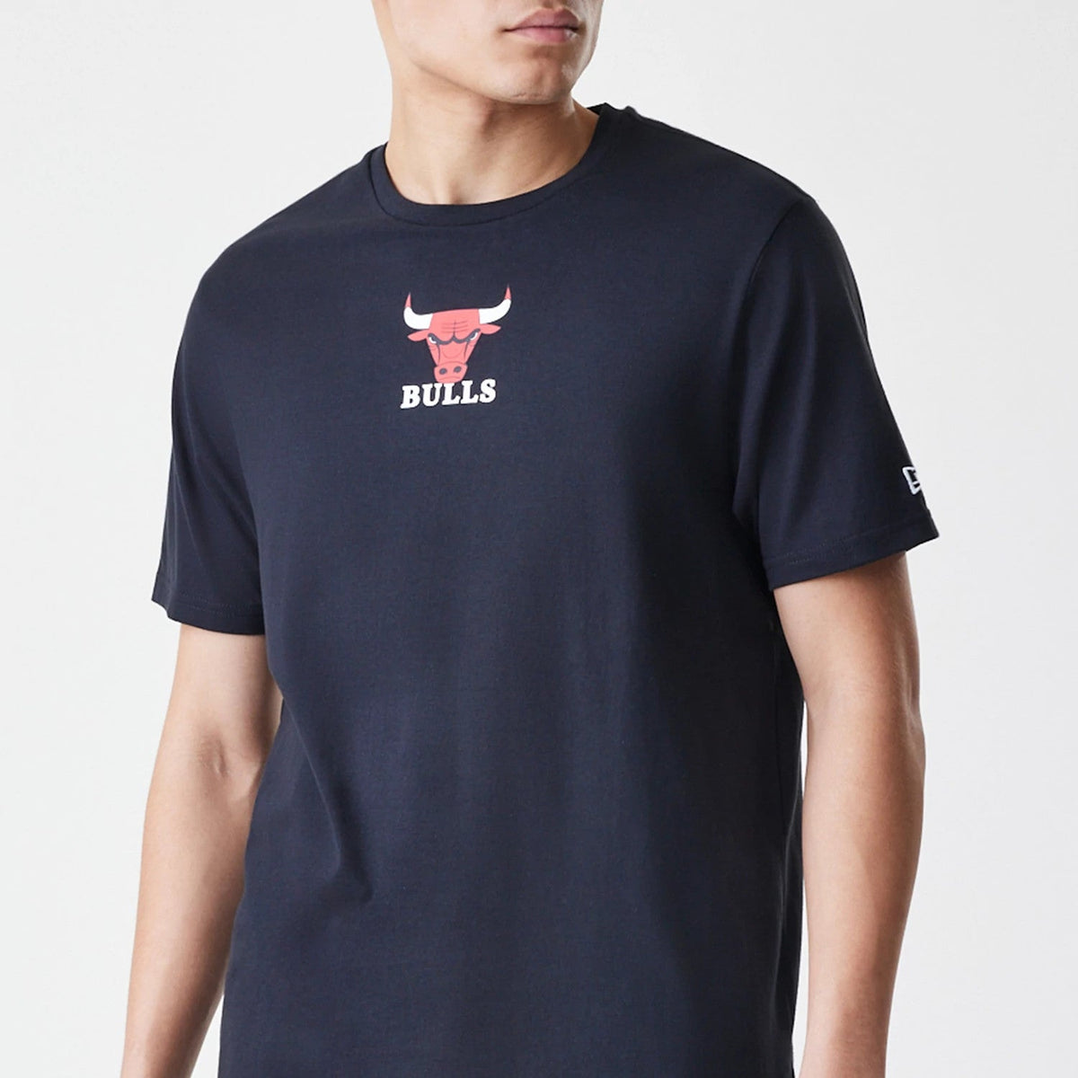 Chicago Bulls NBA Logo Black T-Shirt-Benirox