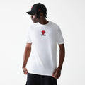 Chicago Bulls NBA Logo White T-Shirt-Benirox