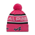 Alpine Racing Youth Replica Pierre Gasly Pink Cuff Knit Beanie Hat-Benirox