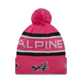 Alpine Racing Youth Replica Jack Doohan Pink Cuff Knit Beanie Hat-Benirox