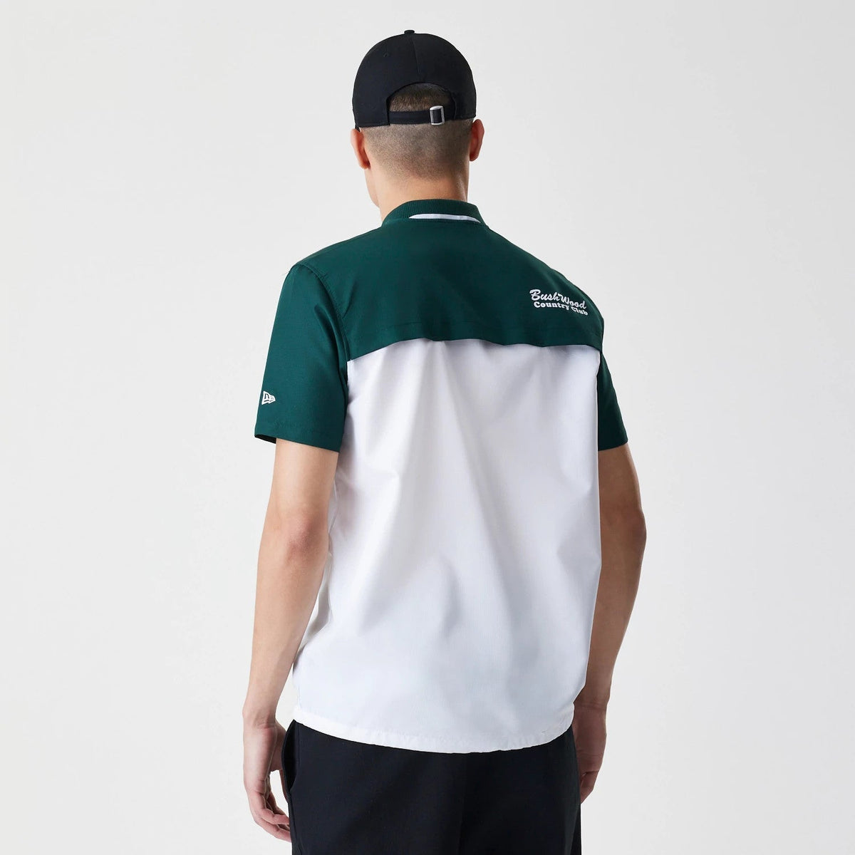 Caddyshack BushWood White 1/4 Zip Polo T-Shirt-Benirox