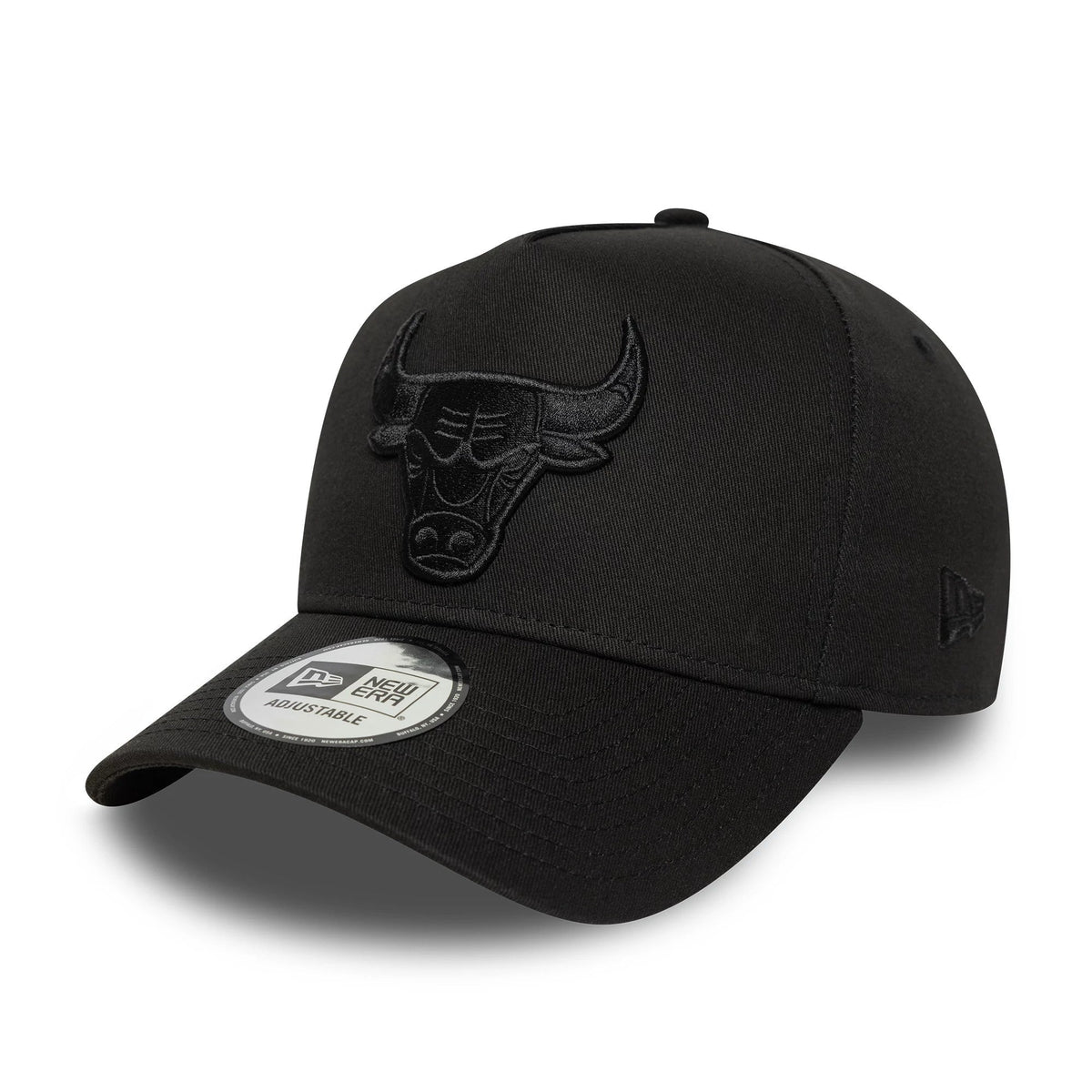 Chicago Bulls NBA Essential Black 9FORTY E-Frame Adjustable Cap-Benirox