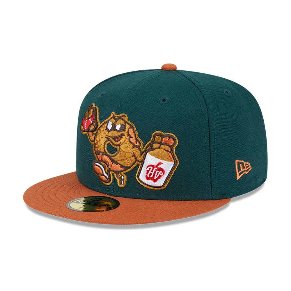 Hudson Valley Renegades MiLB Theme Night Dark Green 59FIFTY Fitted Cap-Benirox