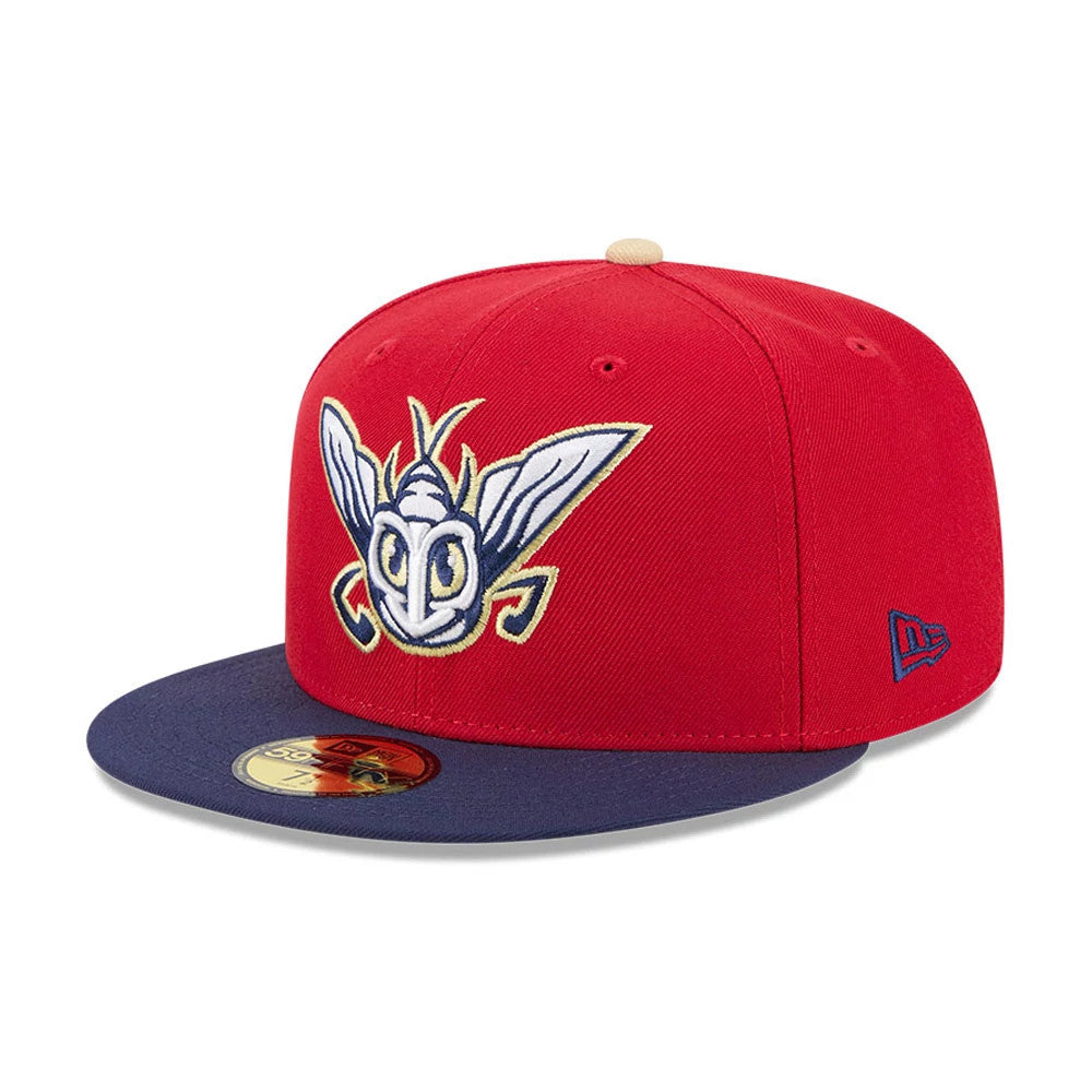 Harrisburg Senators MiLB Theme Night Red 59FIFTY Fitted Cap-Benirox