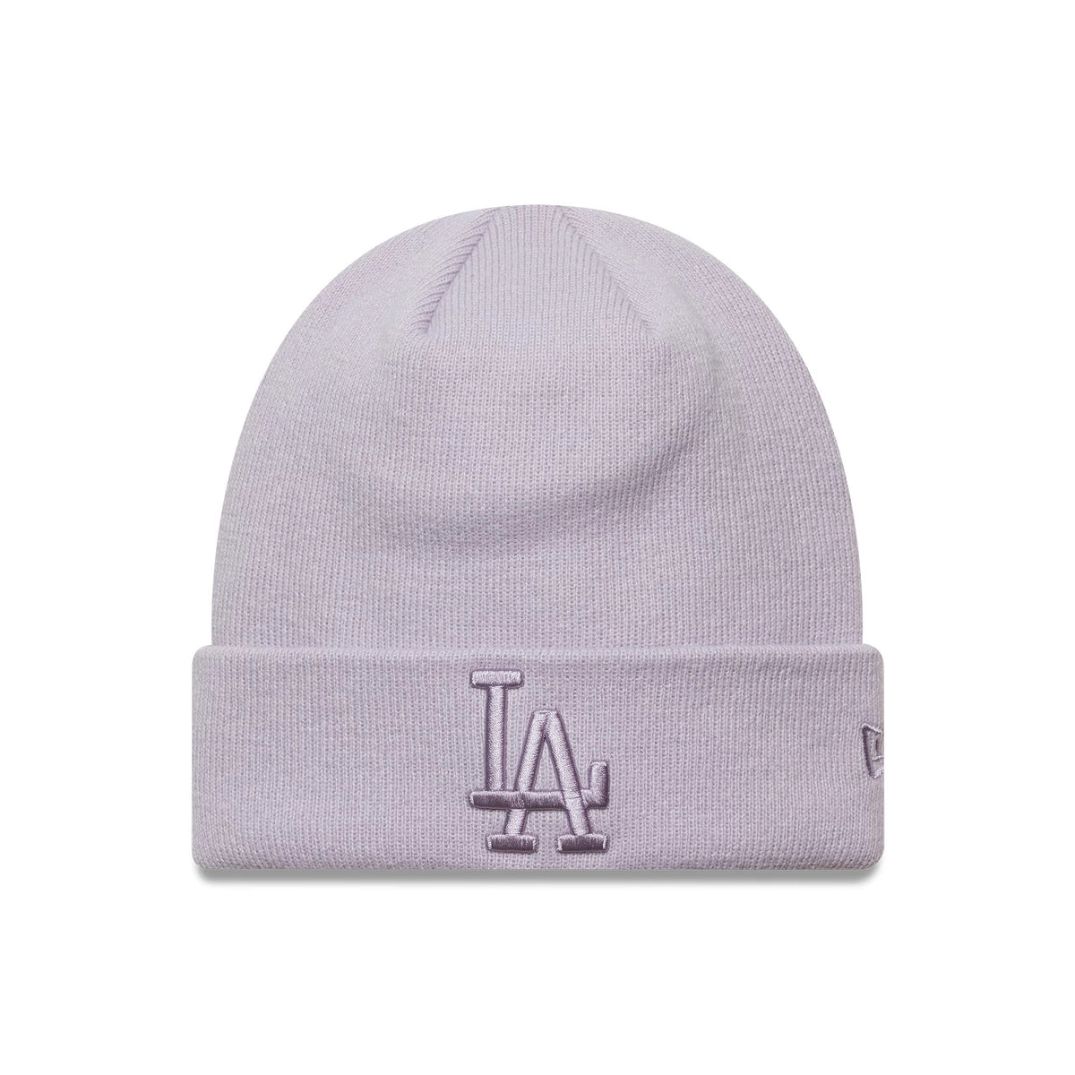 LA Dodgers MLB League Essential Pastel Purple Cuff Knit Beanie Hat-Benirox