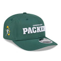 Green Bay Packers NFL Coach Dark Green 9SEVENTY Stretch Snap Adjustable Cap-Benirox