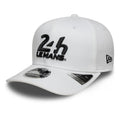 24HR Le Mans Core White 9SEVENTY Stretch Snap Adjustable Cap-Benirox