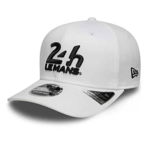 24HR Le Mans Core White 9SEVENTY Stretch Snap Adjustable Cap-Benirox