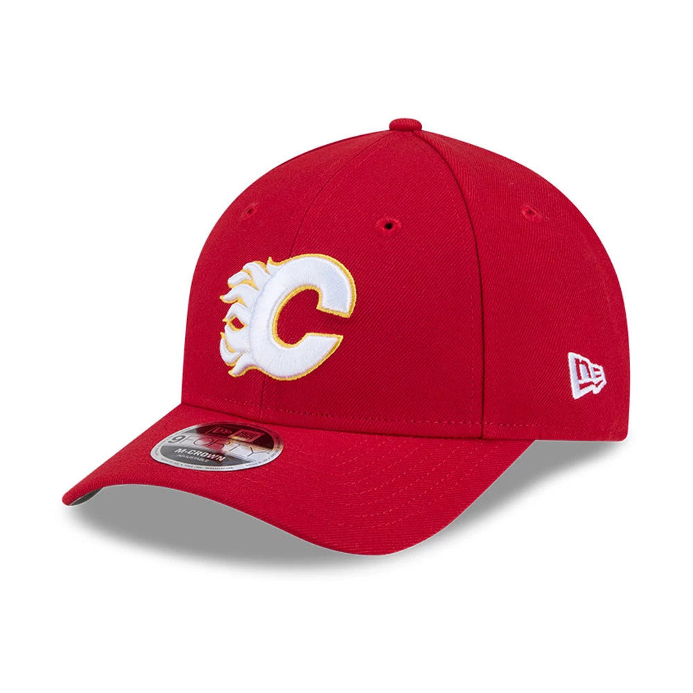 Calgary Flames NHL Team Red 9FORTY M-Crown Adjustable Cap-Benirox