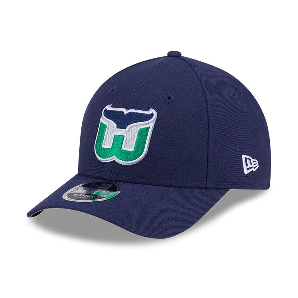 Hartford Whalers NHL Team Navy 9FORTY M-Crown Adjustable Cap-Benirox
