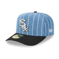 Chicago White Sox MLB Parallel Black 59FIFTY A-Frame Fitted Cap-Benirox