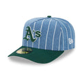 Athletics MLB Parallel Blue 59FIFTY A-Frame Fitted Cap-Benirox