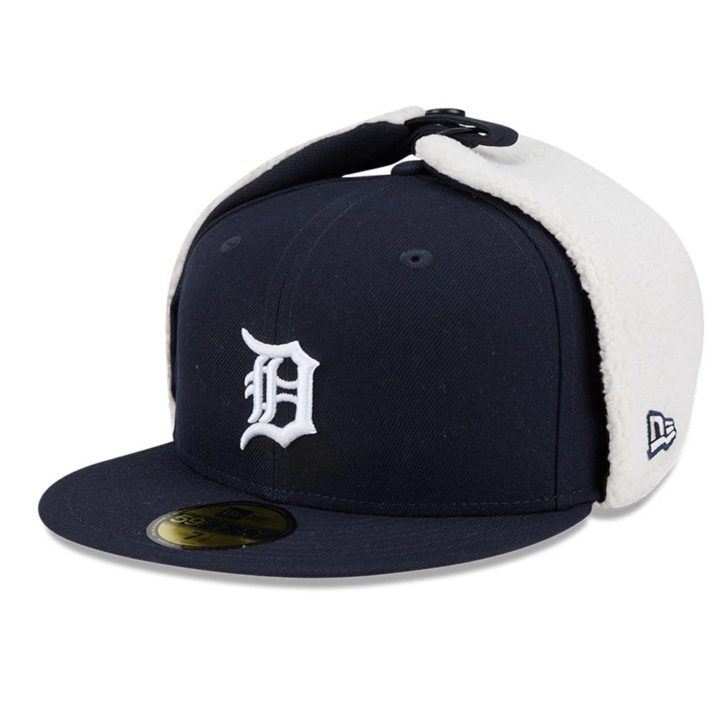 Detroit Tigers MLB Classic Navy Dogear 59FIFTY Fitted Cap-Benirox