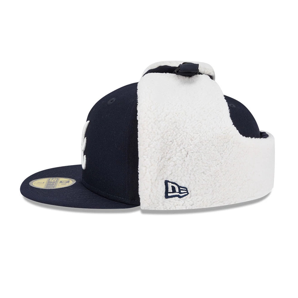 Atlanta Braves MLB Classic Navy Dogear 59FIFTY Fitted Cap-Benirox