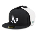 Athletics MLB Classic Black Dogear 59FIFTY Fitted Cap-Benirox
