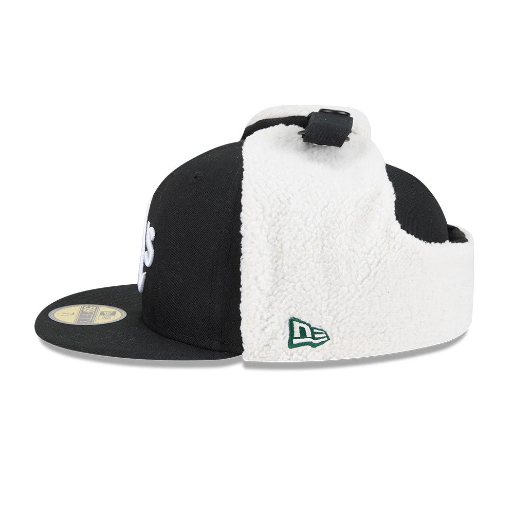 Athletics MLB Classic Black Dogear 59FIFTY Fitted Cap-Benirox