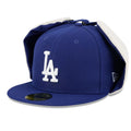 LA Dodgers MLB Classic Dark Blue Dogear 59FIFTY Fitted Cap-Benirox