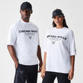 Chicago Bulls NBA Linear White T-Shirt-Benirox