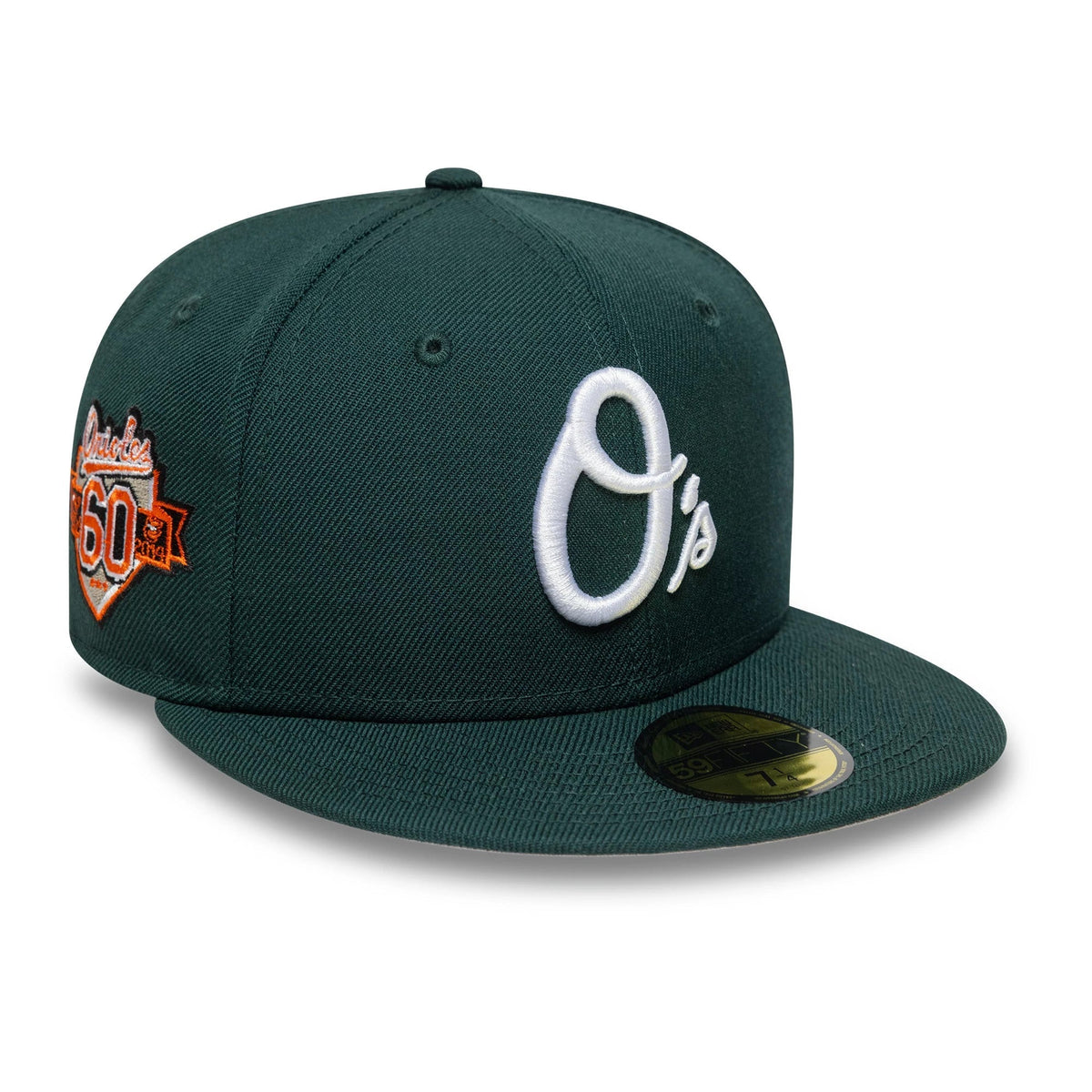 Baltimore Orioles MLB Dark Green 59FIFTY Fitted Cap-Benirox
