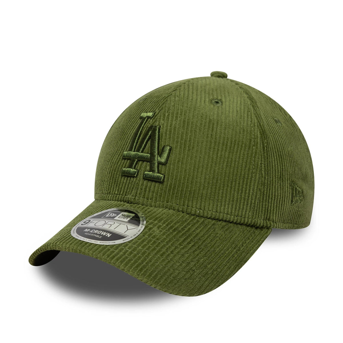 LA Dodgers MLB Cord Dark Green 9FORTY M-Crown Adjustable Cap-Benirox