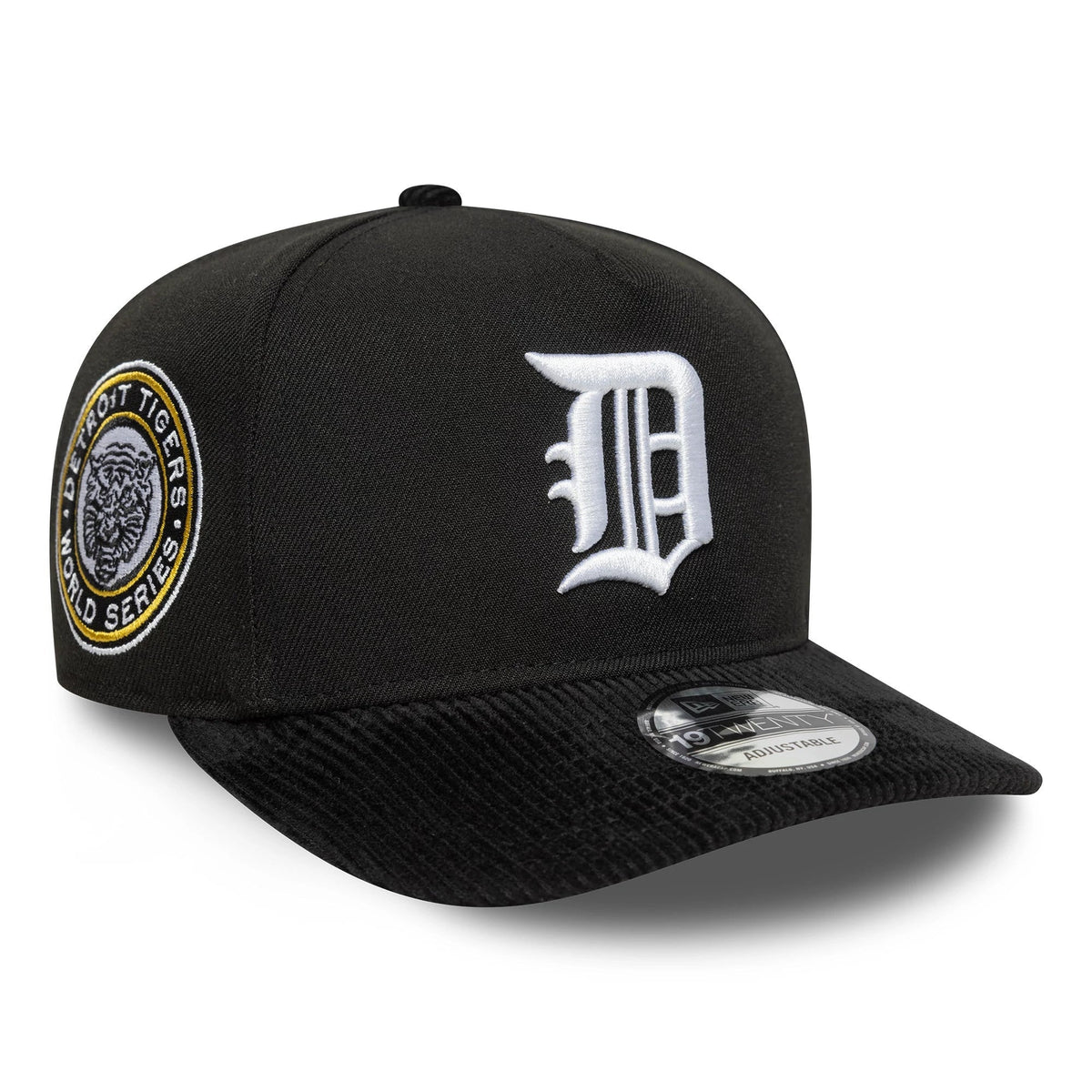 Detroit Tigers MLB Cooperstown Cord Black 19TWENTY Adjustable Cap-Benirox