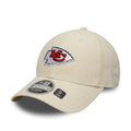 Kansas City Chiefs NFL Cord Cream 9FORTY M-Crown Adjustable Cap-Benirox