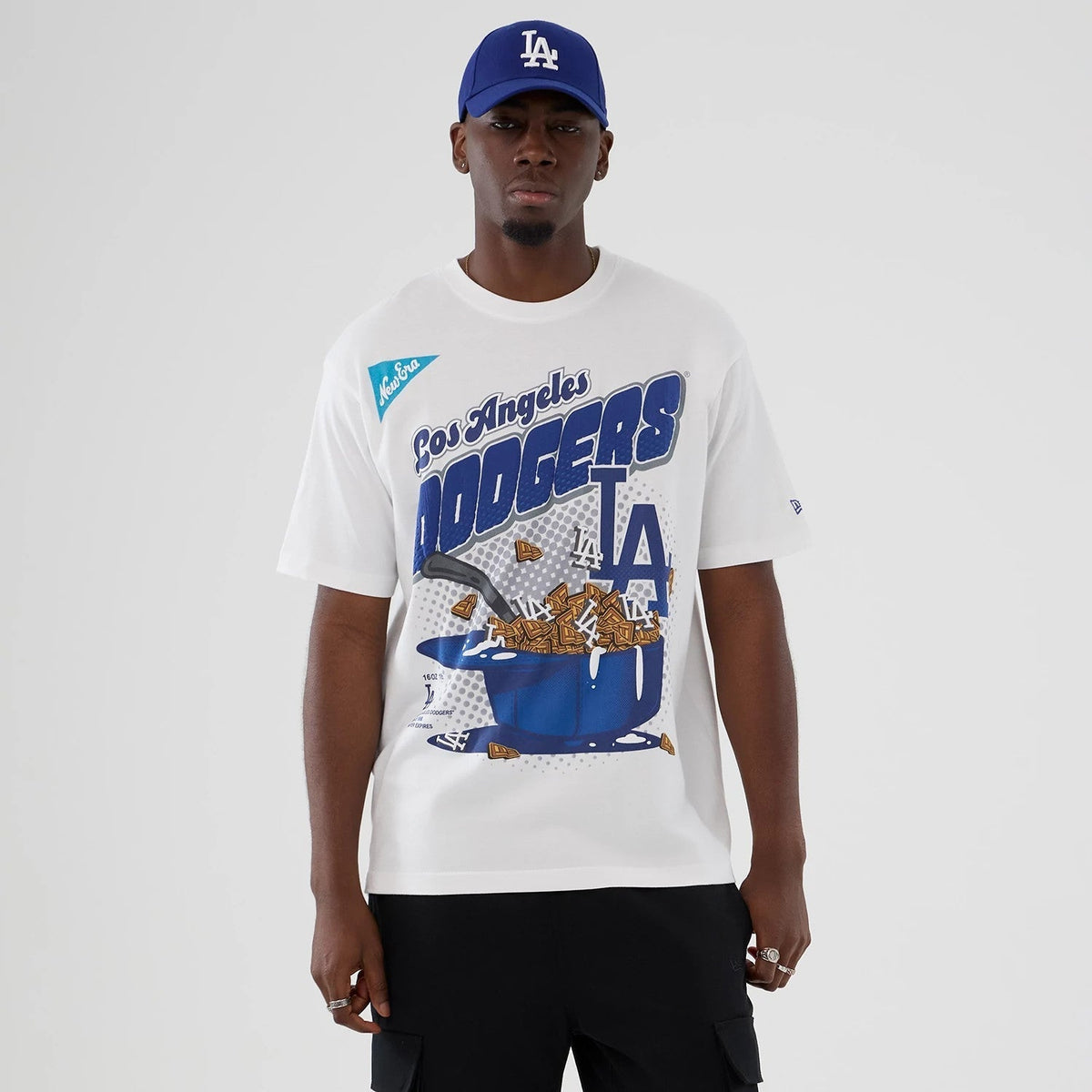 LA Dodgers MLB Lifestyle Graphic White T-Shirt-Benirox