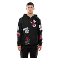 Chicago Bulls NBA x Uptown Threads Black Pullover Hoodie-Benirox