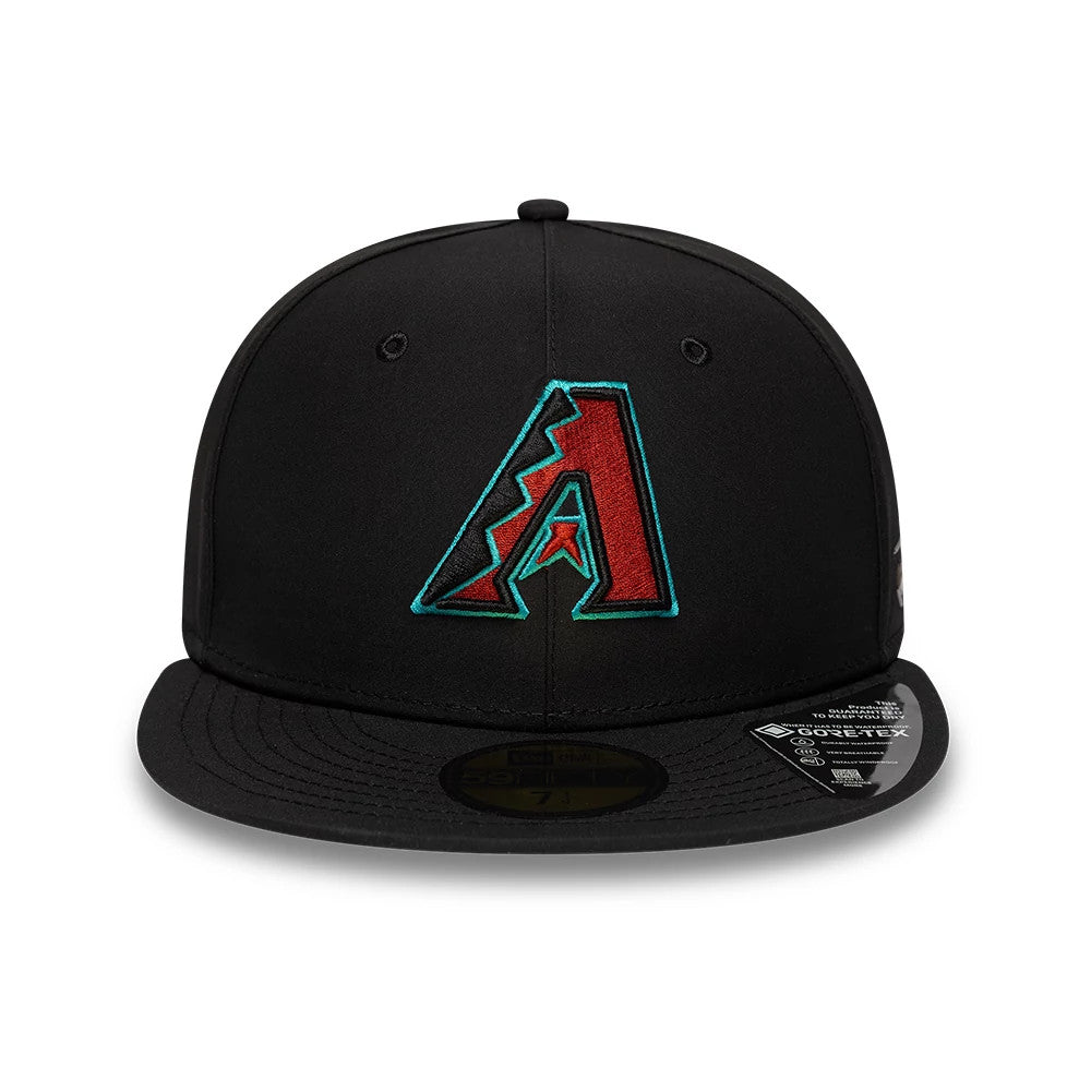 Arizona Diamondbacks MLB Gore-Tex Black 59FIFTY Fitted Cap-Benirox