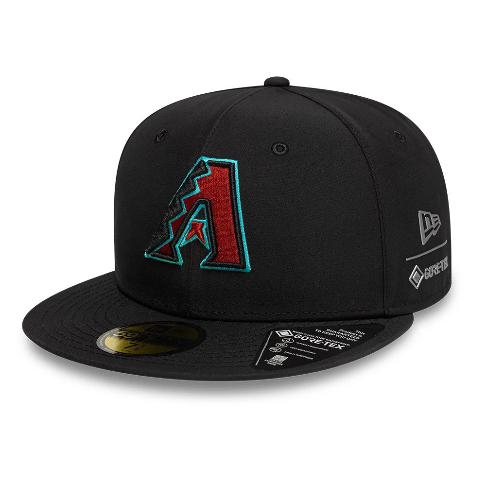 Arizona Diamondbacks MLB Gore-Tex Black 59FIFTY Fitted Cap-Benirox