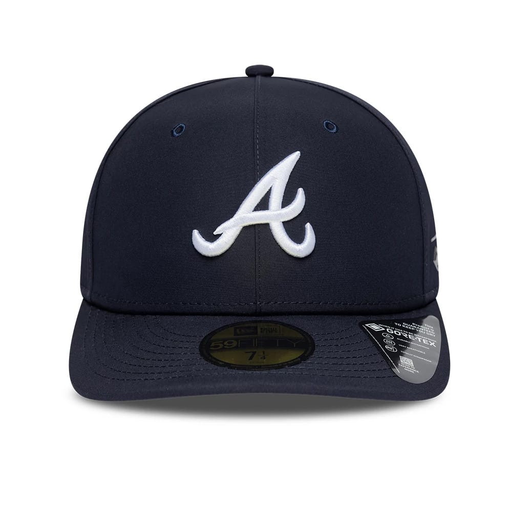 Atlanta Braves MLB Gore-Tex Navy 59FIFTY Fitted Cap-Benirox