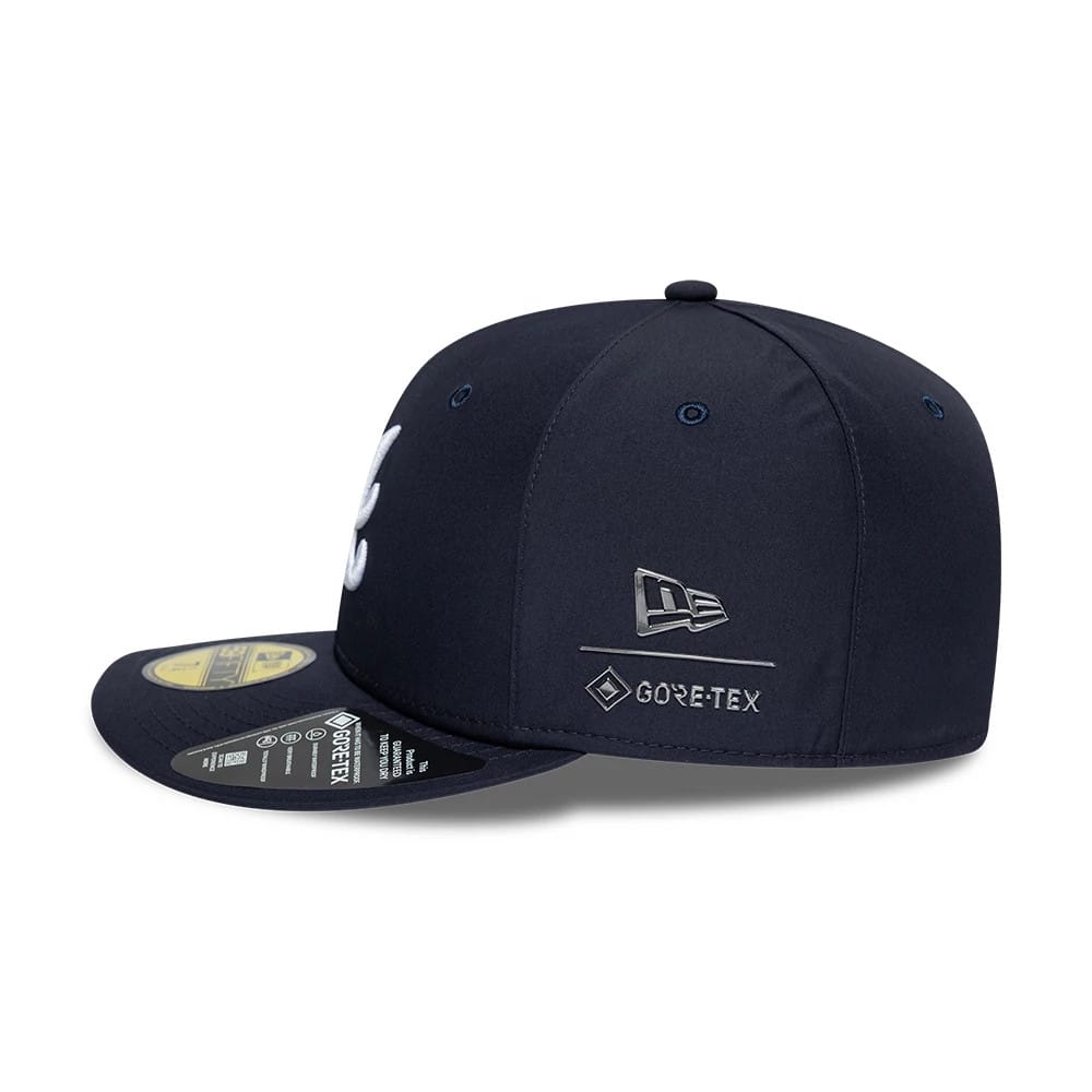 Atlanta Braves MLB Gore-Tex Navy 59FIFTY Fitted Cap-Benirox