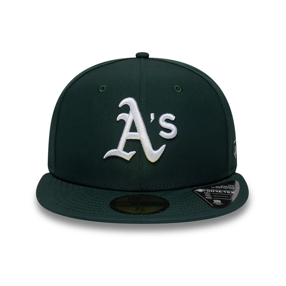 Athletics MLB Gore-Tex Dark Green 59FIFTY Fitted Cap-Benirox