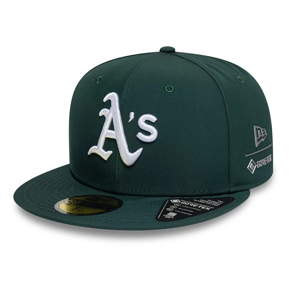 Athletics MLB Gore-Tex Dark Green 59FIFTY Fitted Cap-Benirox