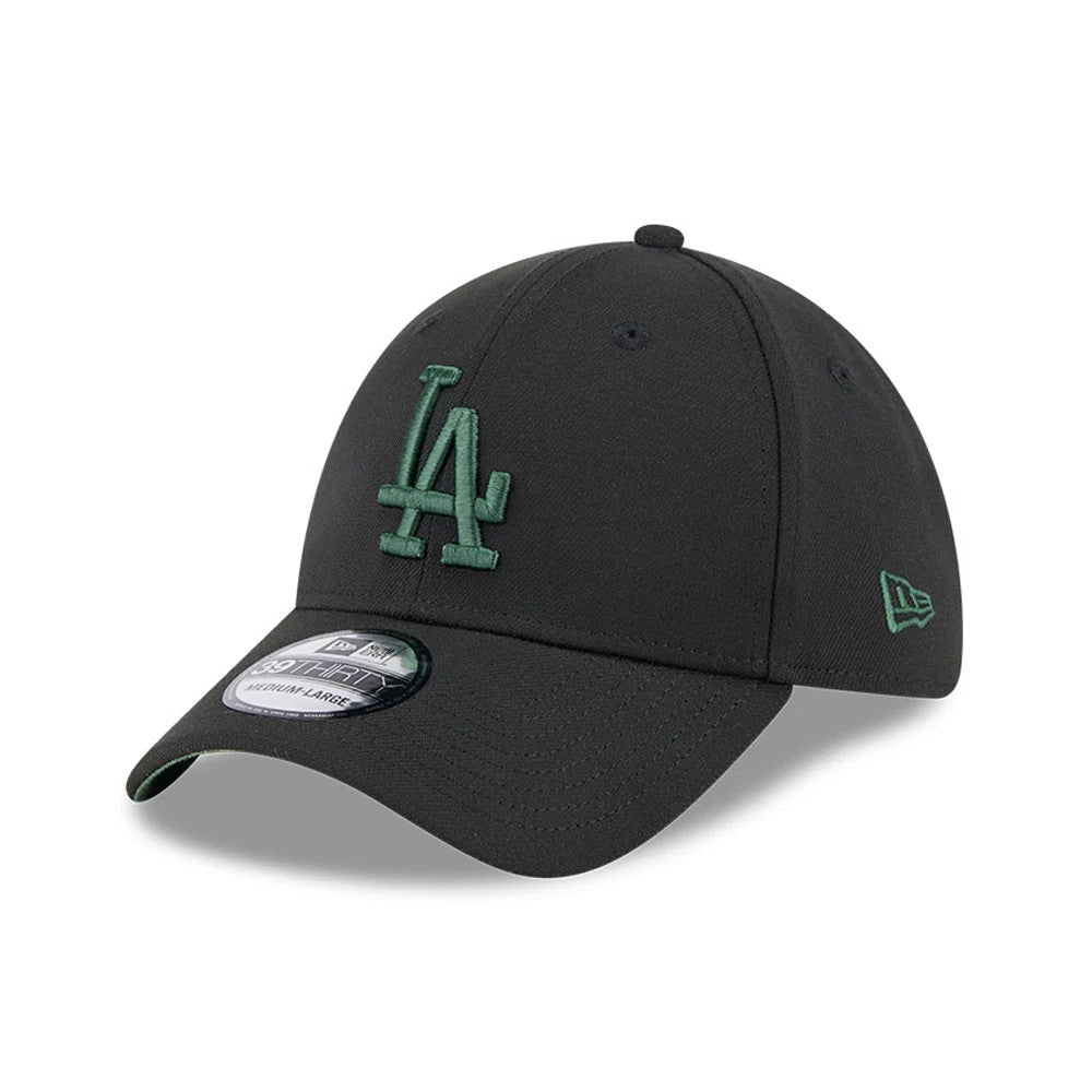 LA Dodgers MLB Lifestyle Black 39THIRTY Stretch Fit Cap-Benirox