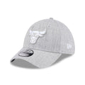Chicago Bulls NBA Heather Grey 39THIRTY Stretch Fit Cap-Benirox